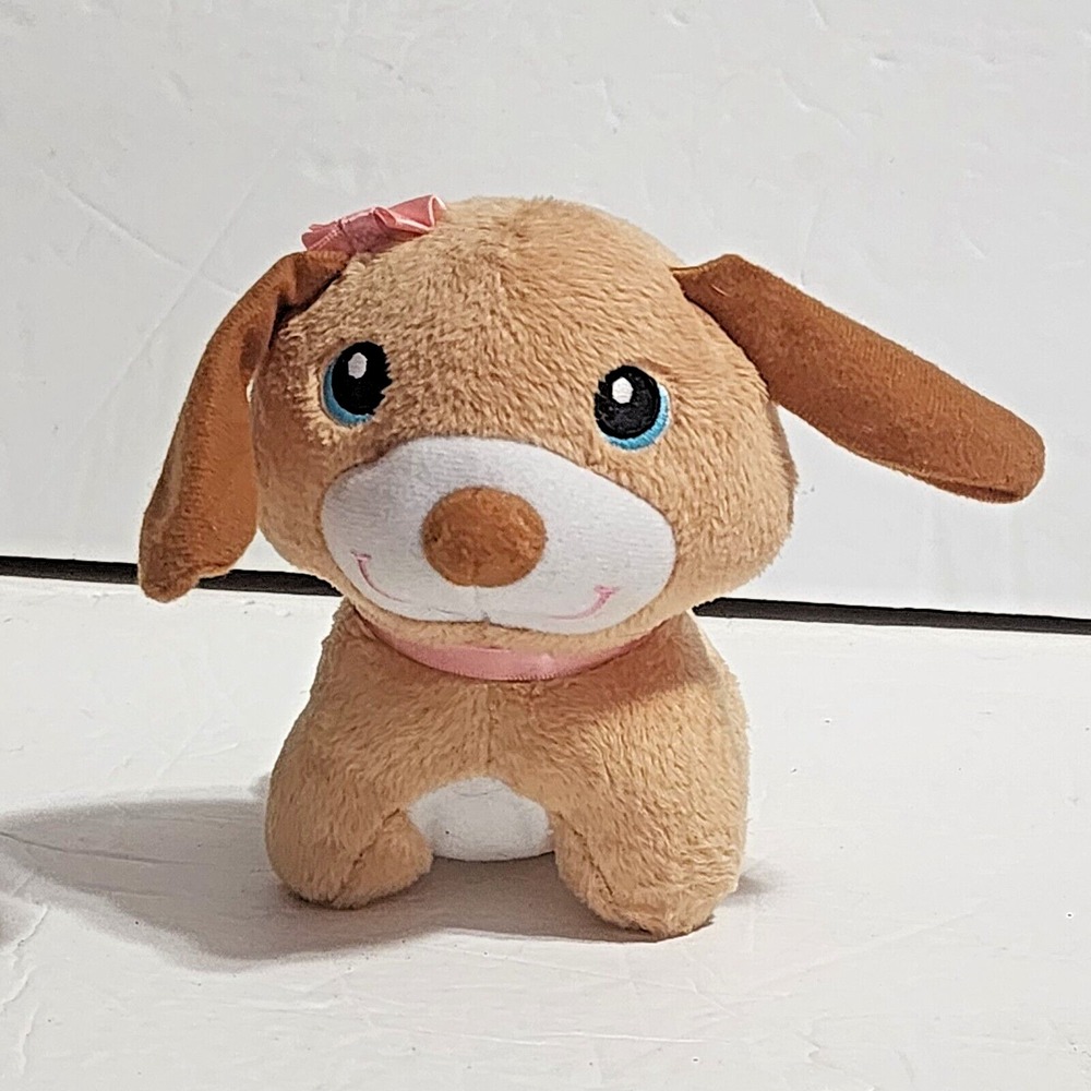 Vtech Care For Me Learning Carrier Girl Puppy Dog Sewn Eyes Plush 6" Replacement